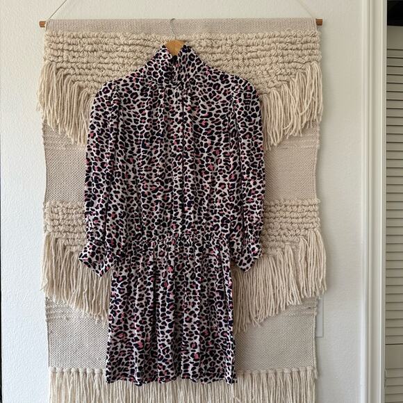 Zadig & Voltaire Leopard High Neck Dress - Picture 1 of 9